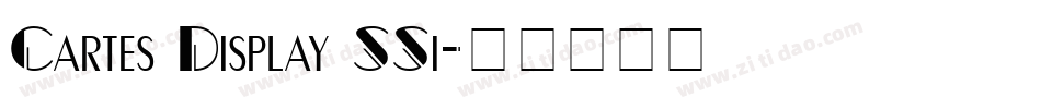 Cartes Display SSi字体转换